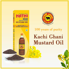 Load image into Gallery viewer, Elephant Brand Hathi Marka Kacchi Ghani Mustard Oil
