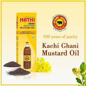 Elephant Brand Hathi Marka Kacchi Ghani Mustard Oil