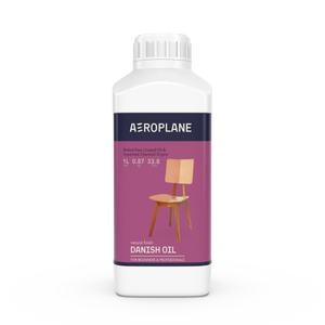 Aeroplane - Danish Oil - Unique Linseed Oil Blend for Wood Finishing & Restoration - Natural Finish