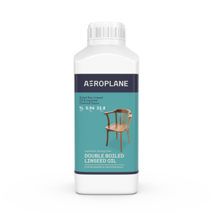 Aeroplane Brand Double Boiled Linseed Oil, Natural Wood Varnish