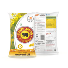 Load image into Gallery viewer, Elephant Brand Hathi Marka Kacchi Ghani Mustard Oil
