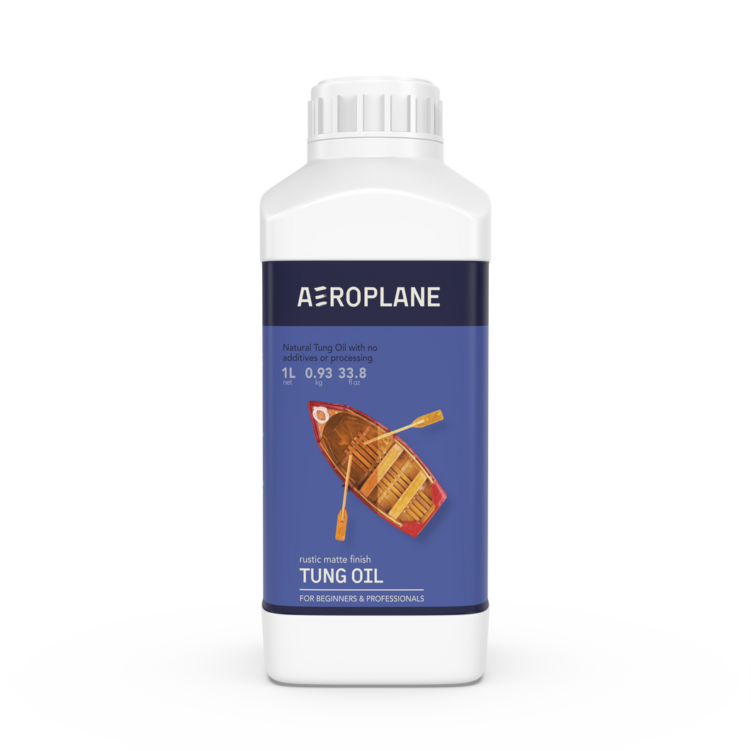 Aeroplane - Tung Oil - Used for Wood Finishing & Restoration - Wood Varnish